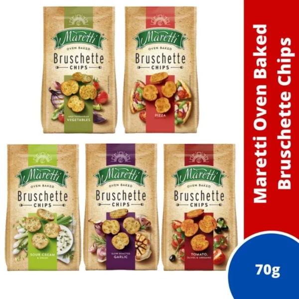 Maretti Oven Baked Bruschette Chips   Assorted Flavors