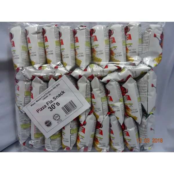 10 Packs Miaow Miaow Pizza Flavoured Snack 14g Each HALAL