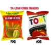 Ta Lian Corn Snacks 70g   60g