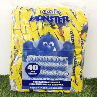10 Packs Mamee Monster   Spicy Snek Mi Noodle Snack 25g Each HALAL