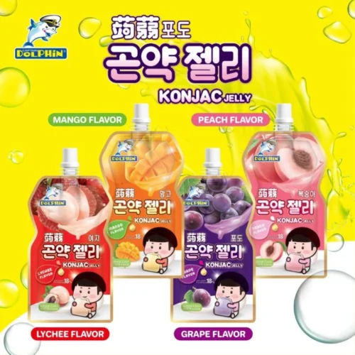 Captain Dolphin Konjac Jelly 130g