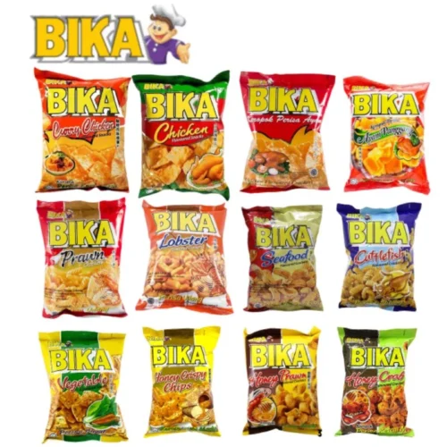 BIKA Flavoured Crackers Snacks   60g
