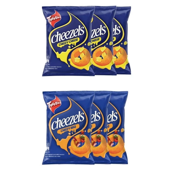 Twisties Cheezels Cheezy Rings