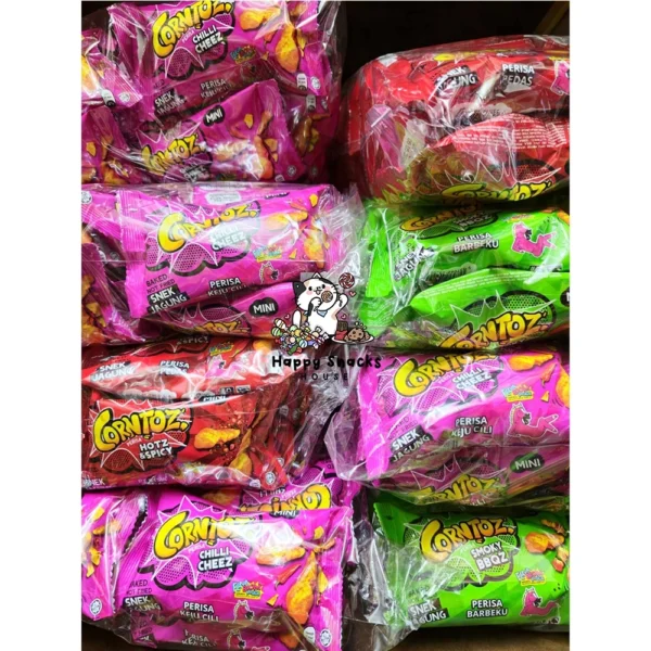 Mini Corntoz Snek Jagung BBQ   Chili Cheese      Spicy