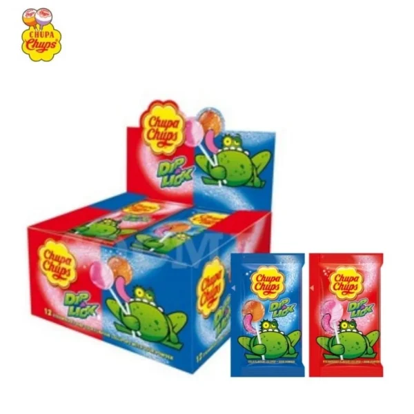 Chupa Chups Dip   Lick Lollipops With Sour Powder 108g