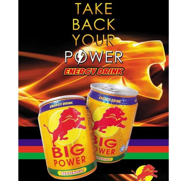 Big power energy drink 250ml tin